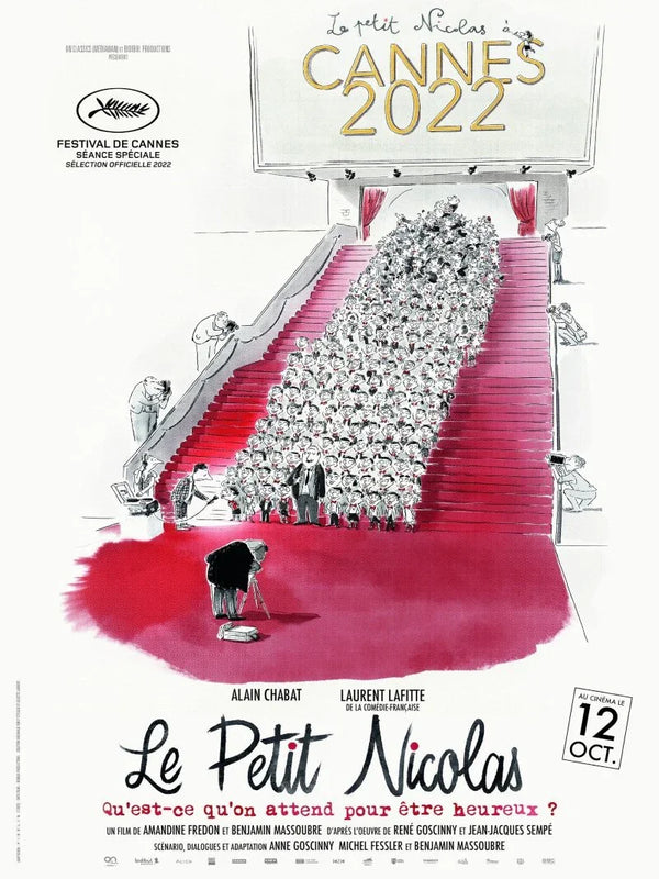 Le Petit Nicolas Movie Poster - French Comedy Classic Movie Poster | Film Wall Art Print