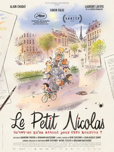 Le Petit Nicolas Movie Poster - Classic French Comedy Film Movie Poster | Film Wall Art Print