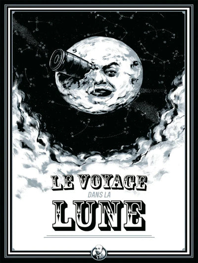 Le Voyage dans la Lune - Iconic 1902 Sci-Fi Film Poster Movie Poster | Film Wall Art Print