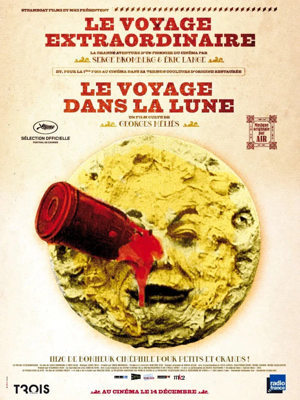 Le Voyage dans la Lune - A Trip to the Moon Movie Poster Movie Poster | Film Wall Art Print
