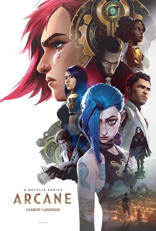 League of Legends TV Series Poster – Animated Action & Adventure Movie Poster | Film Wall Art Print