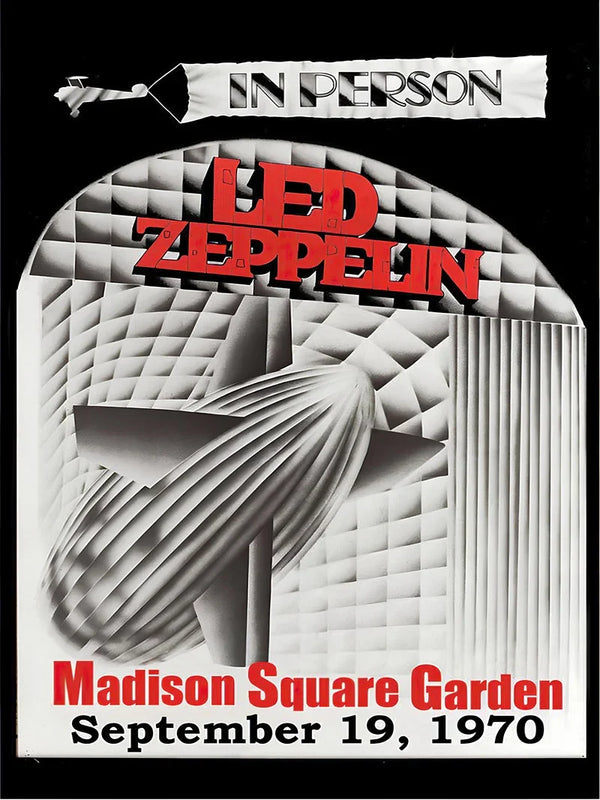 Led Zeppelin at Madison Square Garden 1970 Poster Movie Poster | Film Wall Art Print