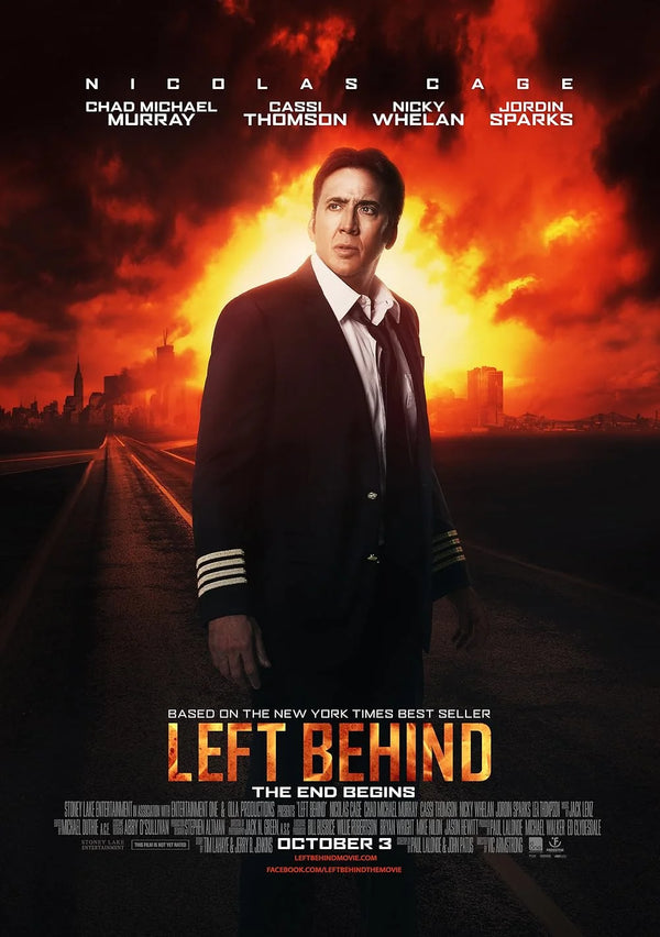 Left Behind (2014) - Action, Fantasy, Sci-Fi Movie Poster Movie Poster | Film Wall Art Print
