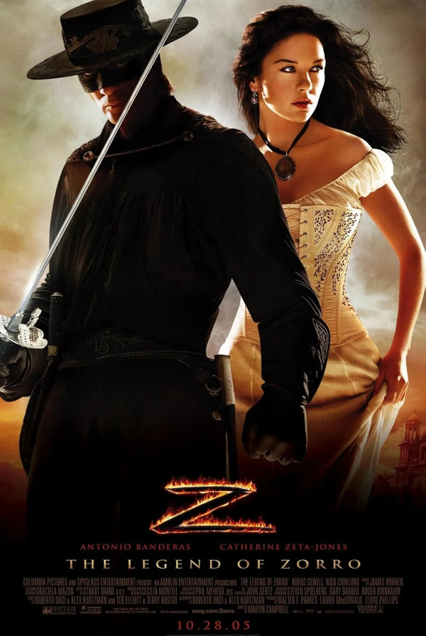 Legend of Zorro (2005) - Action Adventure Drama Movie Poster Movie Poster | Film Wall Art Print