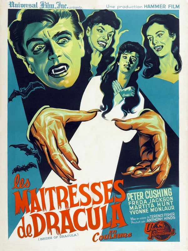 Les Maîtresses de Dracula - Classic Horror Movie Poster Movie Poster | Film Wall Art Print