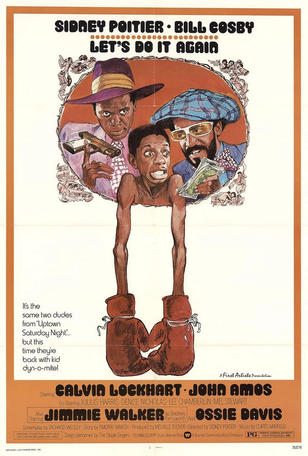 Let's Do It Again (1975) – Action Comedy Crime Movie Poster Movie Poster | Film Wall Art Print