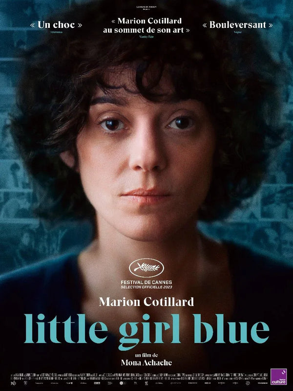 Little Girl Blue Movie Poster | French Drama Film 2023 Movie Poster | Film Wall Art Print