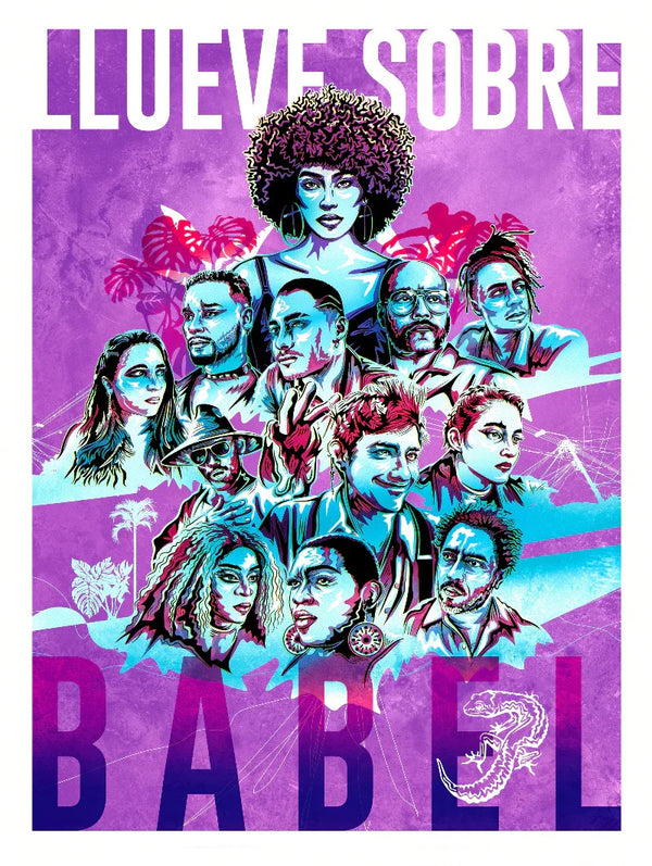 Llueve Sobre Babel Movie Poster - Official Film Art & Design Movie Poster | Film Wall Art Print