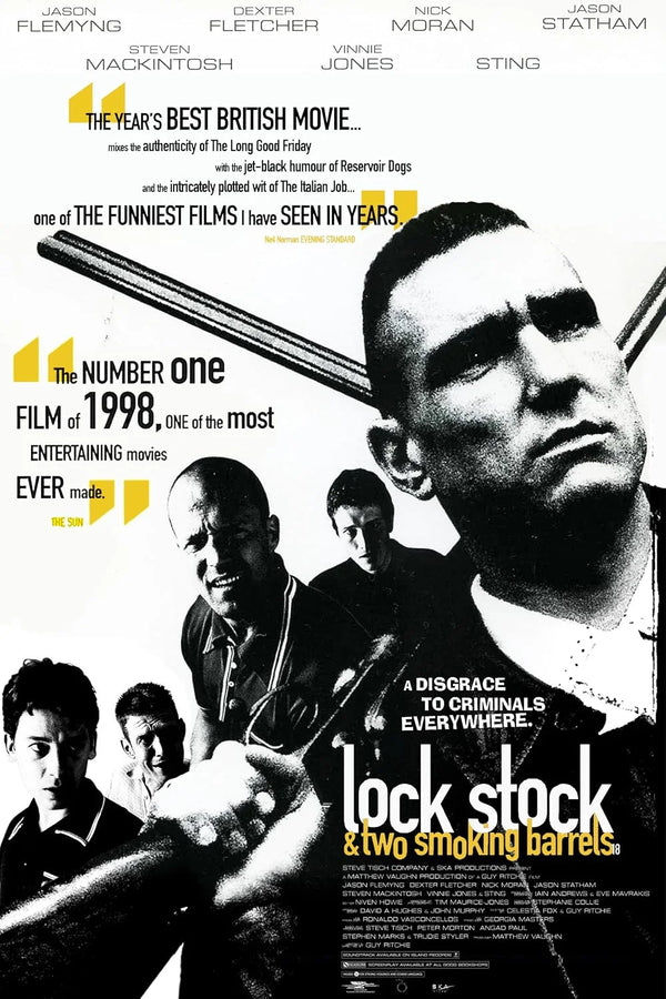 Lock, Stock and Two Smoking Barrels Movie Poster Movie Poster | Film Wall Art Print