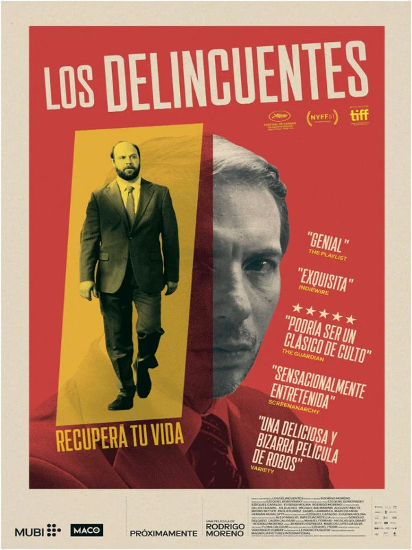 Los Delincuentes Movie Poster - Argentine Crime Film Art Movie Poster | Film Wall Art Print