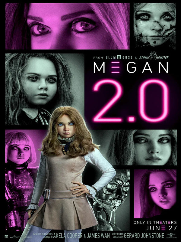 M3gan 2.0 Movie Poster - Official Horror Sci-Fi Sequel Art Movie Poster | Film Wall Art Print