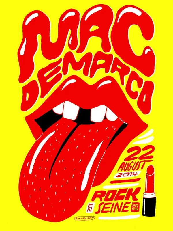 Mac DeMarco Rock en Seine Paris Movie Poster Movie Poster | Film Wall Art Print