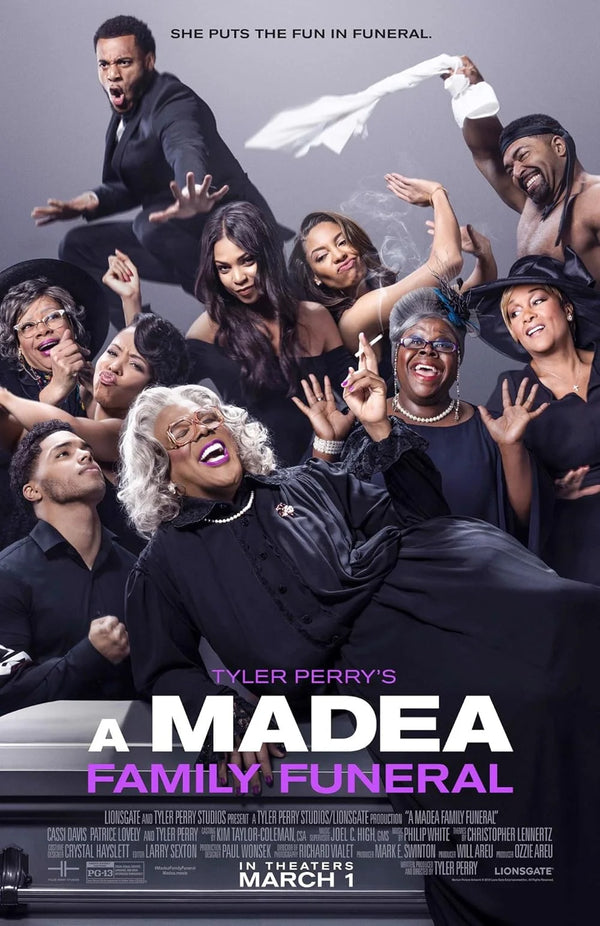 Madea Family Funeral (2019) - Comedy Drama Movie Poster Movie Poster | Film Wall Art Print