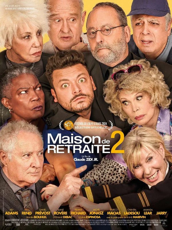 Maison de retraite 2 Movie Poster - French Comedy Film Movie Poster | Film Wall Art Print