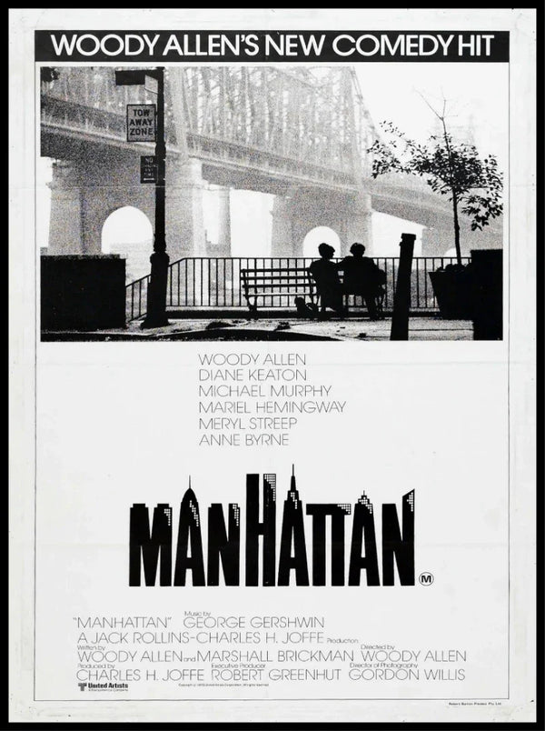 Manhattan Movie Poster - Classic Woody Allen Film Art Movie Poster | Film Wall Art Print