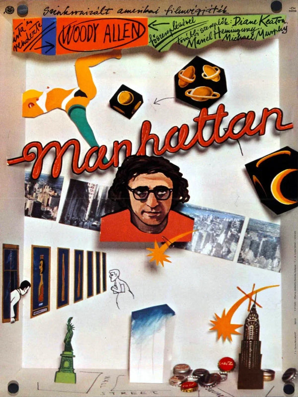 Manhattan Movie Poster - Woody Allen Classic Film Art Movie Poster | Film Wall Art Print