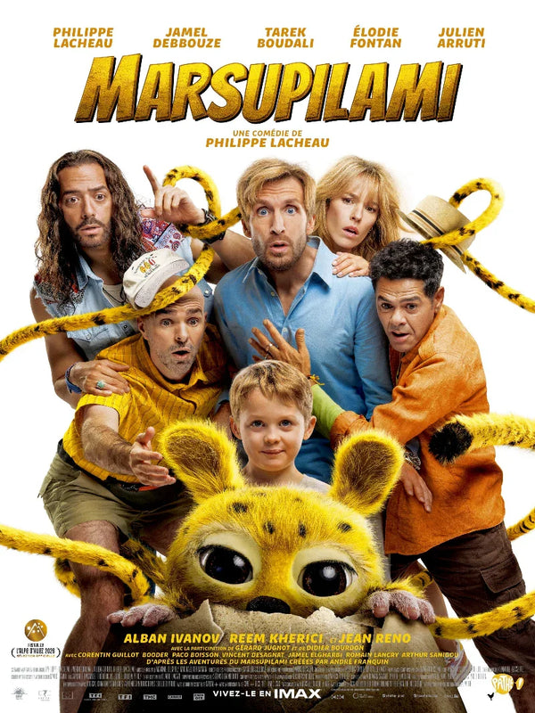 Marsupilami Movie Poster - Classic Animated Adventure Film Movie Poster | Film Wall Art Print