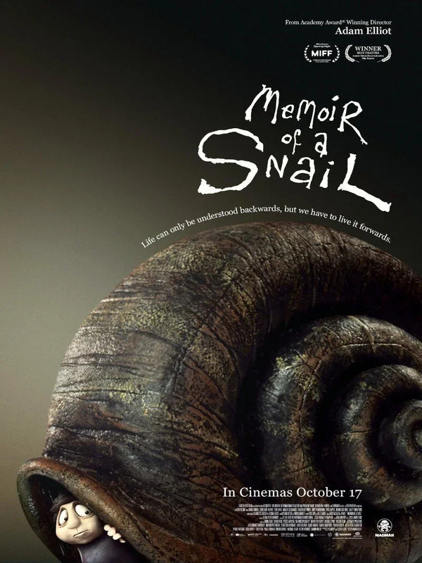 Memoir of a Snail Movie Poster | Animated Film Artwork Movie Poster | Film Wall Art Print