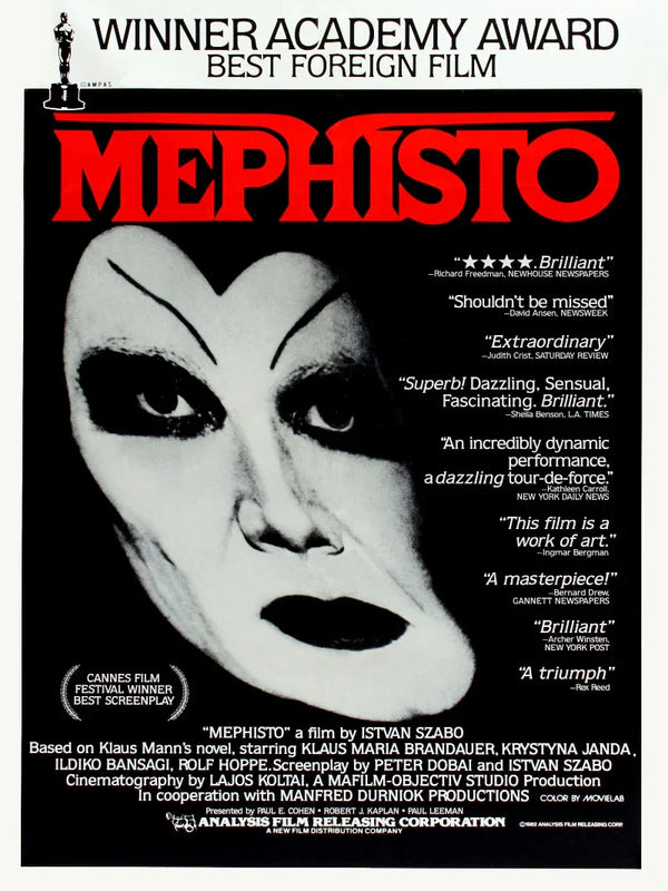 Mephisto Movie Poster - Classic German Drama Film Art Movie Poster | Film Wall Art Print