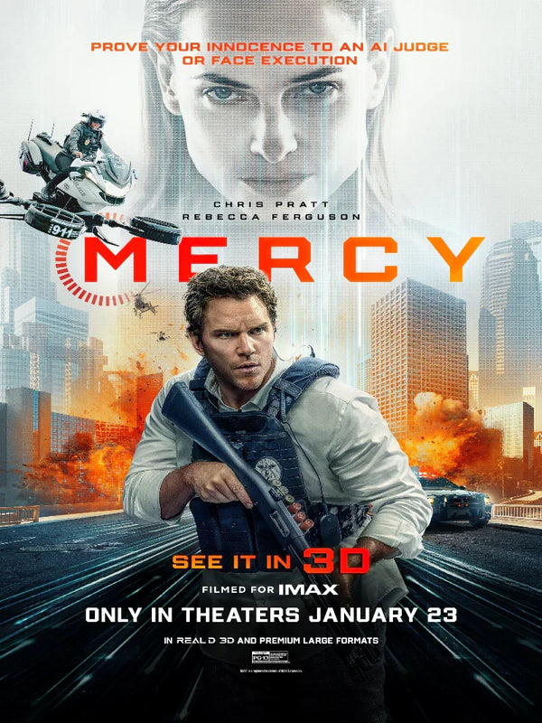 Mercy Movie Poster - Official Horror Thriller Film Artwork Movie Poster | Film Wall Art Print
