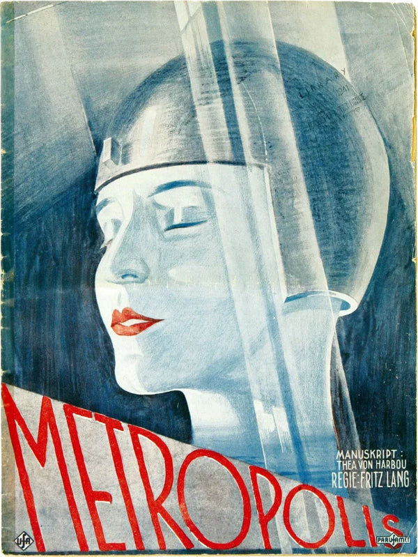 Metropolis Movie Poster - Fritz Lang's 1927 Sci-Fi Classic Movie Poster | Film Wall Art Print