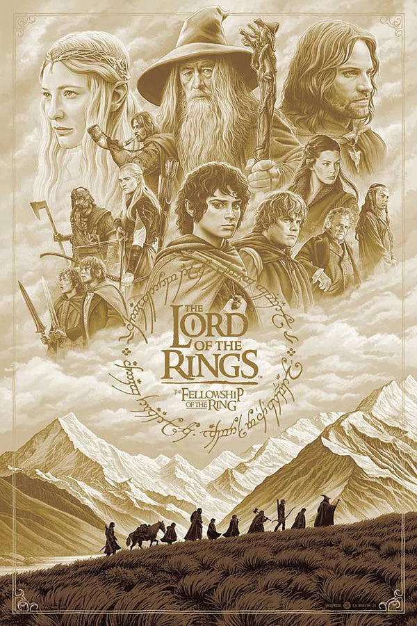 Middle-earth Awaits: Fellowship (2001) Wall Art - Premium Movie Poster