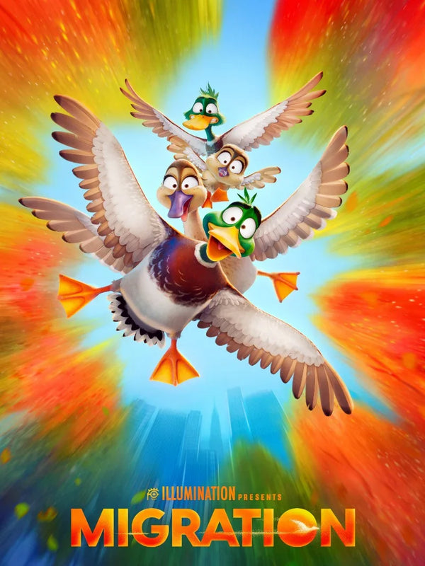 Migration Movie Poster - Animated Adventure Film Art Movie Poster | Film Wall Art Print