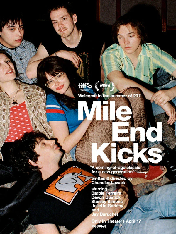 Mile End Kicks Movie Poster | Indie Film Art Print Movie Poster | Film Wall Art Print