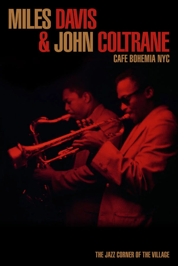 Miles Davis & John Coltrane: Jazz Legends' Iconic Collaboration Movie Poster | Film Wall Art Print