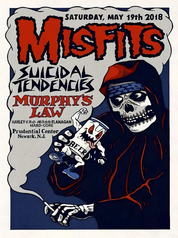 Misfits at Prudential Center Newark | Movie Poster & Event Details Movie Poster | Film Wall Art Print