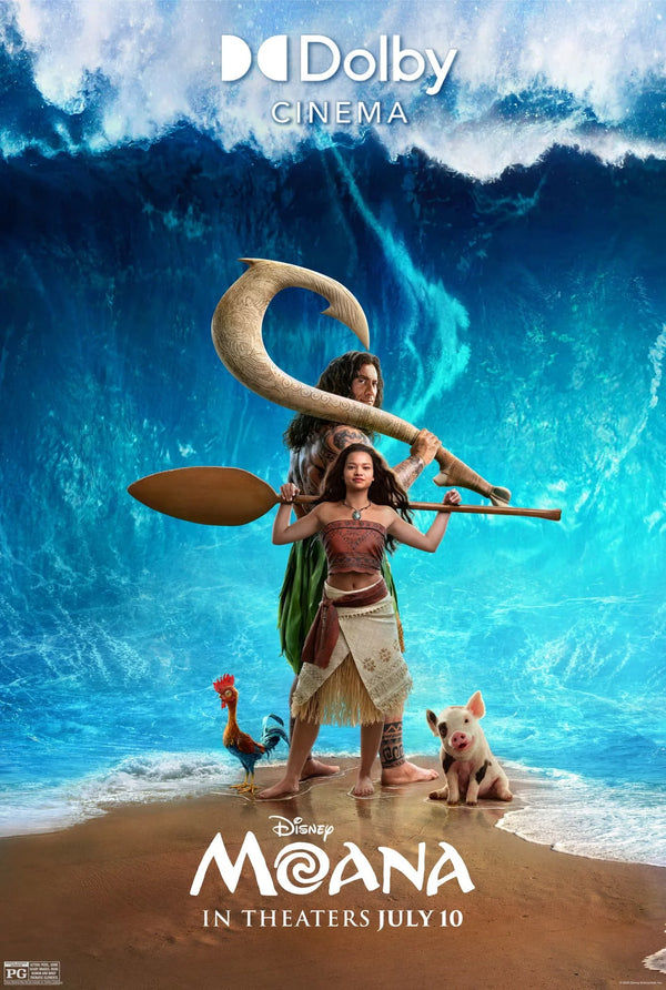 Moana 2026 Live-Action Poster Art - Premium Movie Poster