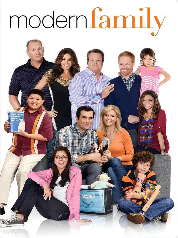 Modern Family Movie Poster - Iconic Comedy Series Art Movie Poster | Film Wall Art Print