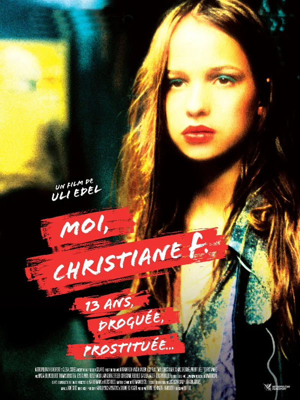 Moi Christiane F Movie Poster - 1989 German Drama Film Movie Poster | Film Wall Art Print