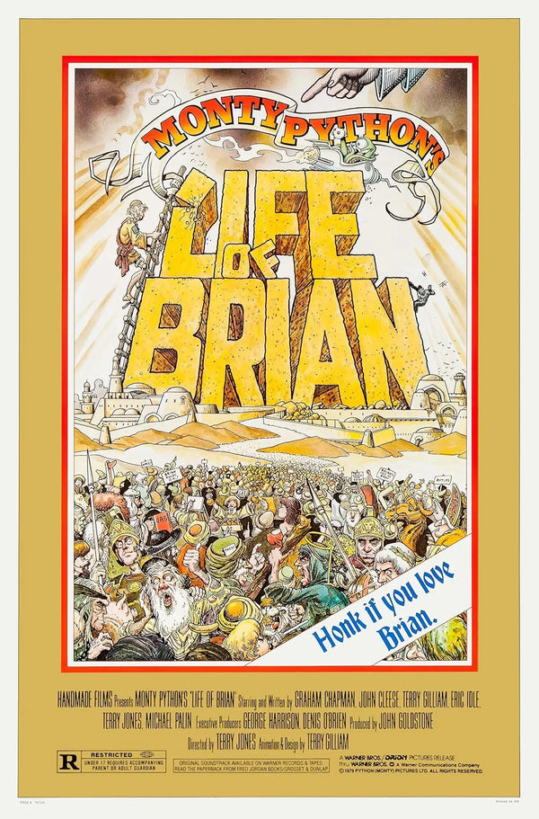 Monty Python's Life of Brian Movie Poster - Classic Comedy Film Art Movie Poster | Film Wall Art Print