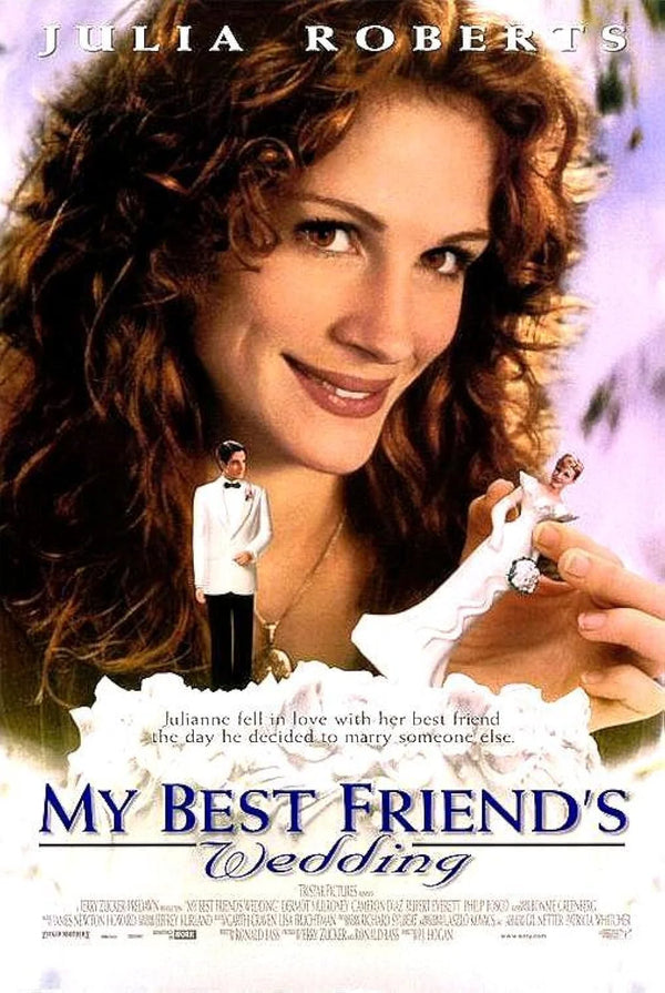 My Best Friend's Wedding (1997) - Classic Romantic Comedy Movie Poster | Film Wall Art Print