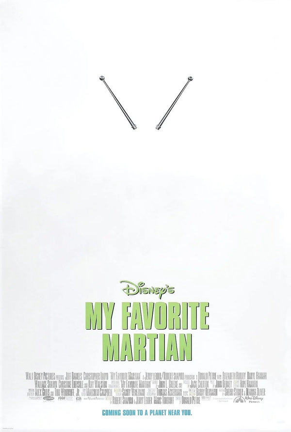My Favorite Martian (1999) - Family Comedy Sci-Fi Adventure Movie Poster | Film Wall Art Print