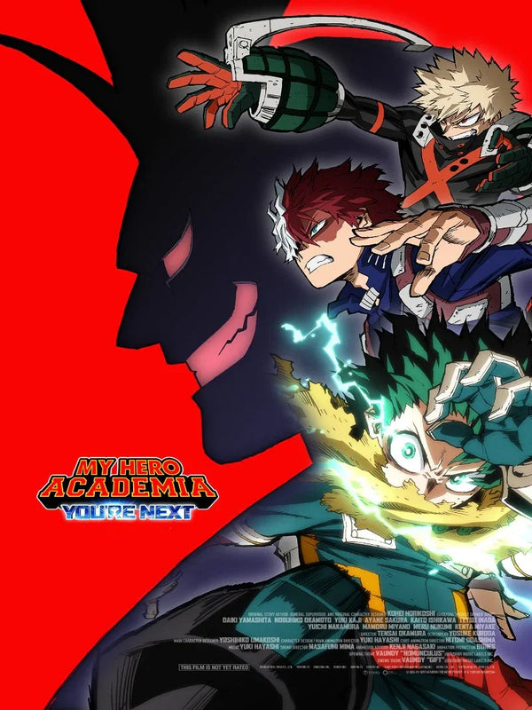 My Hero Academia The Movie: You're Next - Official Poster & Details Movie Poster | Film Wall Art Print
