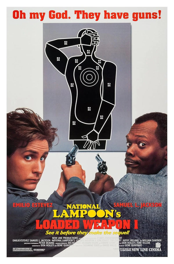 National Lampoon's Loaded Weapon 1 (1993) Action Comedy Poster Movie Poster | Film Wall Art Print