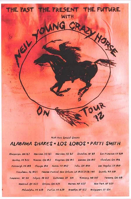 Neil Young and Crazy Horse Official Music Video Poster Movie Poster | Film Wall Art Print