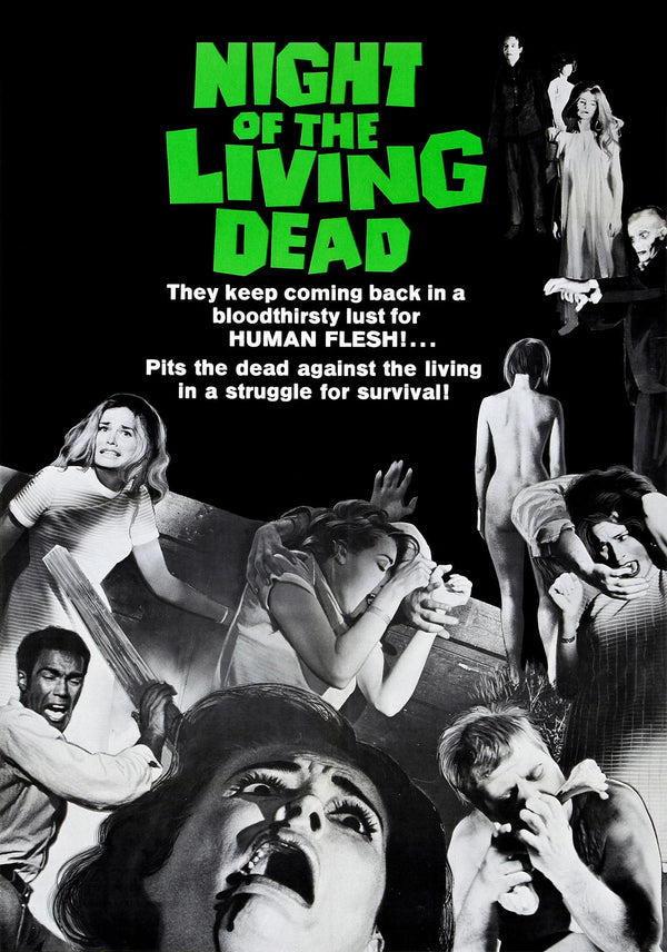 Night of the Living Dead 1968 Classic Horror Poster - Premium Movie Poster