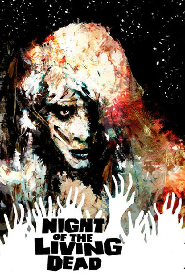 Night of the Living Dead(1968) - Decorative Film Print - Premium Movie Poster
