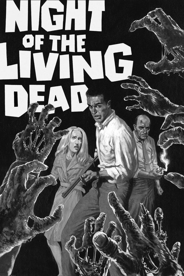 Night of the Living Dead (1968) Horror Art Print - Premium Movie Poster