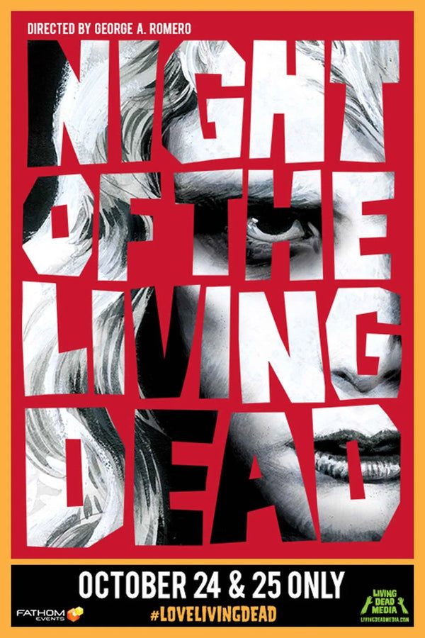 Night of the Living Dead 1968 Horror Poster Print - Premium Movie Poster