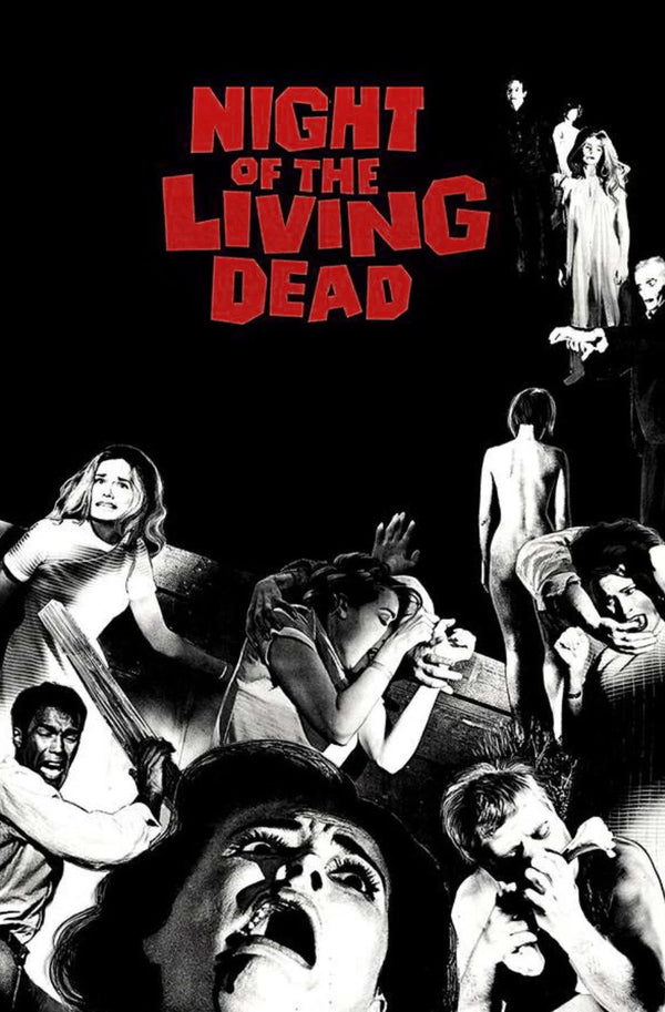 Night of the Living Dead 1968 Horror Wall Poster - Premium Movie Poster