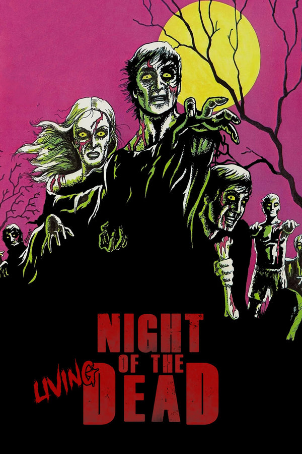 Night of the Living Dead(1968) - Iconic Movie Print - Premium Movie Poster