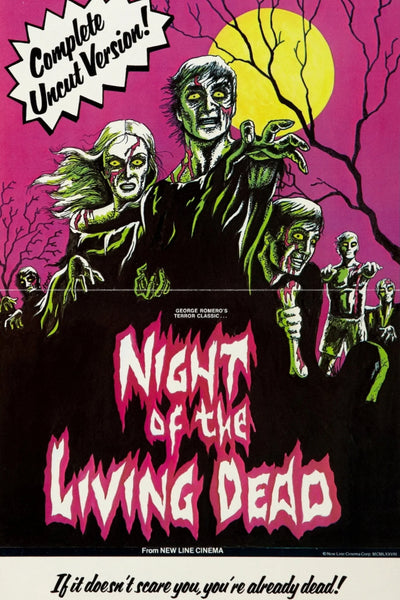 Night of the Living Dead (1968) Retro Horror Poster - Premium Movie Poster