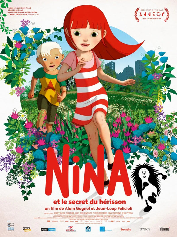 Nina et le secret du hérisson - Film d'animation{ Movie Poster | Film Wall Art Print