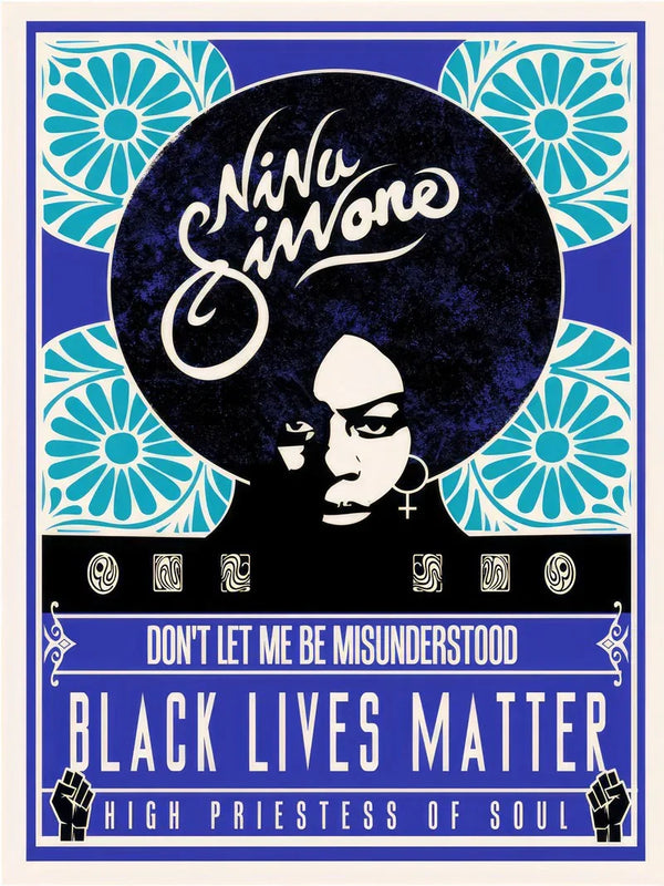 Nina Simone Black Lives Matter Movie Poster Art Movie Poster | Film Wall Art Print