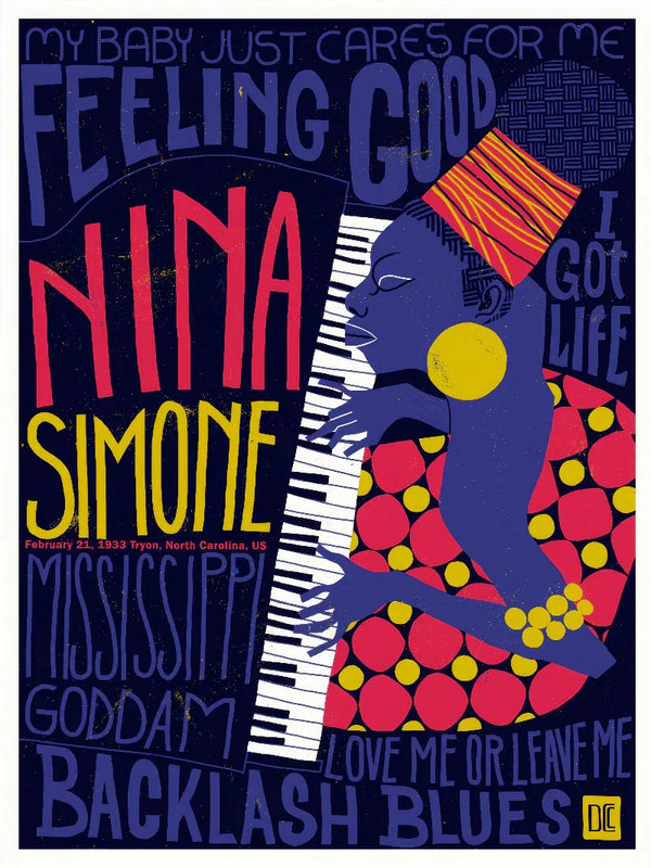 Nina Simone Mississippi Goddam Movie Poster - Iconic Civil Rights Art Movie Poster | Film Wall Art Print