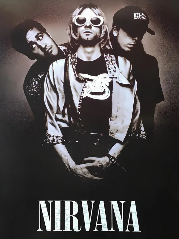 Nirvana Wall Art - Iconic Band Poster Prints & Decor Movie Poster | Film Wall Art Print